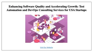 Test Automation and DevOps Consulting Services for USA Startups