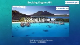 Booking Engine API