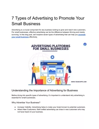 7 Types of Advertising to Promote Your Small Business