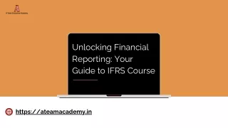 Gain Expertise in IFRS with a Comprehensive Course and Detailed Curriculum