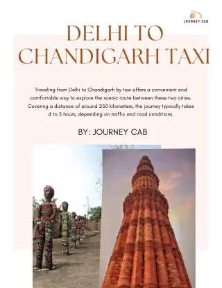 Delhi to chandigarh texi