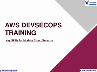 AWS DevSecOps Training | DevSecOps Training