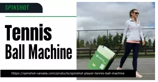 Master Your Tennis Game with the Spinshot Player Tennis Ball Machine