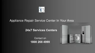 Appliance Repair Service Center In Your Area