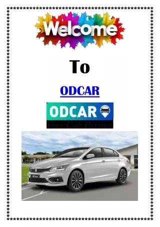 Professional Corporate Car Rental Services in Bhubaneswar by ODCAR