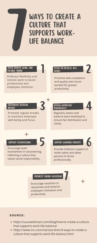 7 Ways to Create a Culture That Supports Work-Life Balance