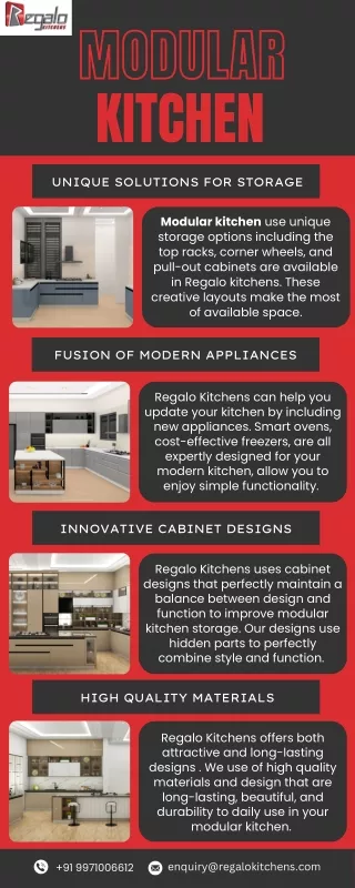 Modular Kitchen | Regalo Kitchens