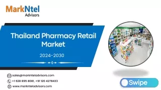 Thailand Pharmacy Retail Market Research Report Forecast (2024-2030)