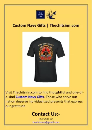 Custom Navy Gifts  Thechitsinn.com