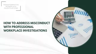 How to Address Misconduct with Professional Workplace Investigations