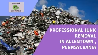 Importance of Professional Junk Removal in Allentown