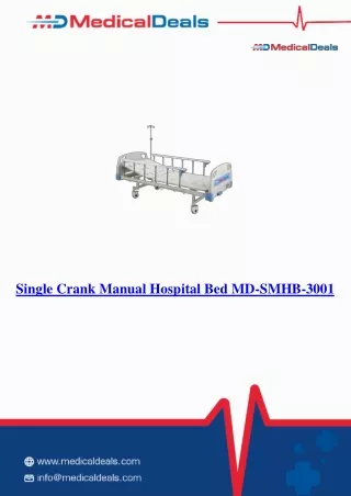 Single-Crank-Manual-Hospital-Bed-MD-SMHB-3001