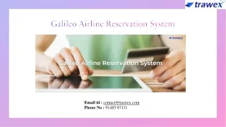 Galileo Airline Reservation System