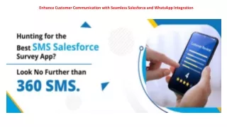 Enhance Customer Communication with Seamless Salesforce and WhatsApp Integration