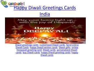 Happy Diwali Greetings Cards India