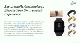 Best Amazfit Accessories to Elevate Your Smartwatch Experience