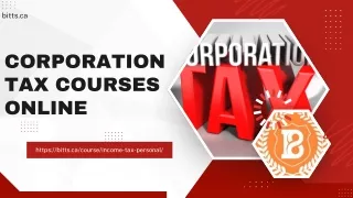 Are You Searching FOR Corporation Tax Courses Online