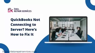 QuickBooks Not Connecting to Server? Here’s How to Fix It