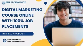Digital Marketing Course Online with 100% Job Placements