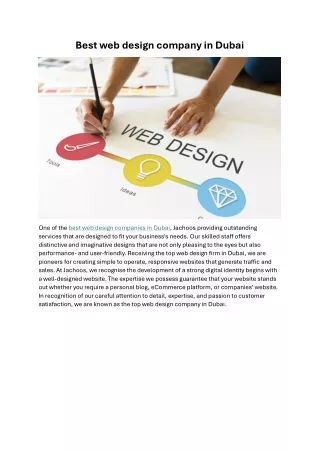 best web design company in dubai
