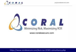 BCP DR Consultant-Coral eSecure