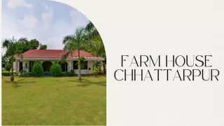 Luxury Amenities Await: Farm House Chhatarpur