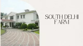 Explore Eco-Friendly South Delhi Farms Designed for Sustainable Living with Farm