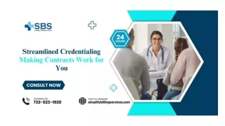 Streamlined Credentialing Making Contracts Work for You