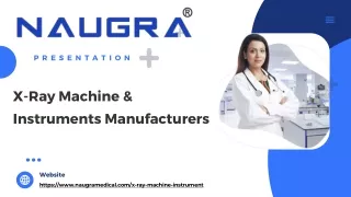 X-Ray Machine & Instruments Manufacturers (1)