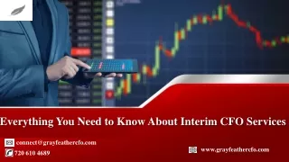 Everything You Need to Know About Interim CFO Services