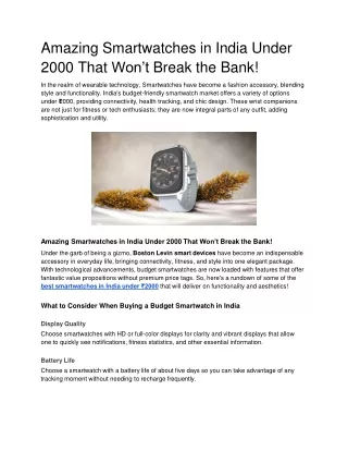 Amazing Smartwatches in India Under 2000 That Won’t Break the Bank! - Google Docs_removed