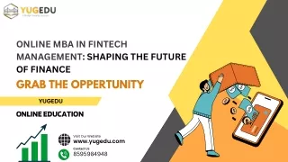 MBA Program in FinTech Management: Online MBA in FinTech Management