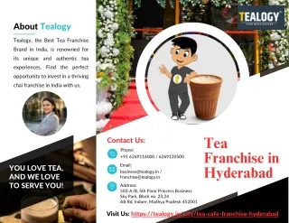 Tea Franchise in Hyderabad