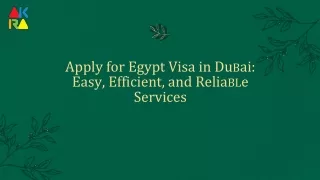 Apply for Egypt Visa in Dubai: Easy, Efficient, and Reliable Services