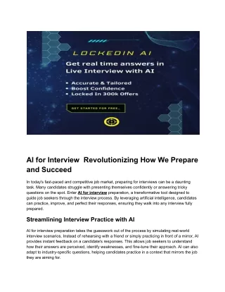 AI for Interview  Revolutionizing How We Prepare and Succeed (1)