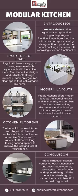 Modular Kitchen | Regalo Kitchens