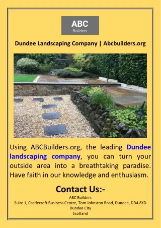 Dundee Landscaping Company  Abcbuilders.org