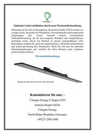 Optimale Lichtverhältnisse durch neue Werkstattbeleuchtung02