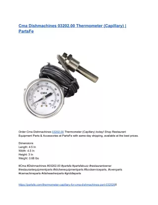 Cma Dishmachines 03202