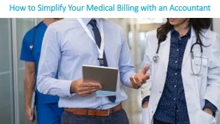 How to Simplify Your Medical Billing with an Accountant