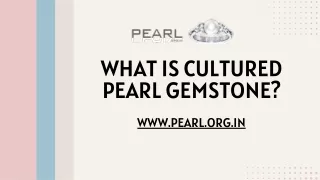 What Is Cultured Pearl Gemstone