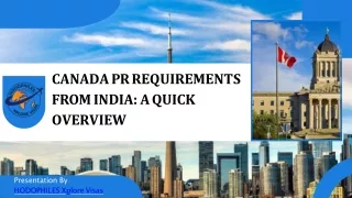 Canada PR Requirements from India: A Quick Overview