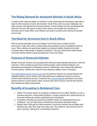 south african armoured vehicles