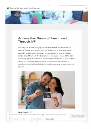 Achieve Your Dream of Parenthood Through IVF