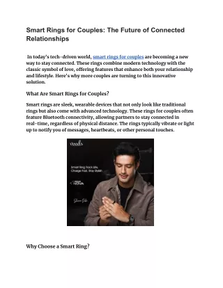 Smart Rings for Couples_ The Future of Connected Relationships