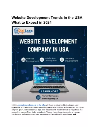 Website Development Trends in the USA_ What to Expect in 2024