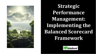 Balanced Scorecard Definition