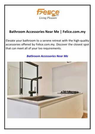 Bathroom Accessories Near Me Felice.com.my