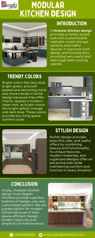 Modular Kitchen Design | Regalo Kitchens