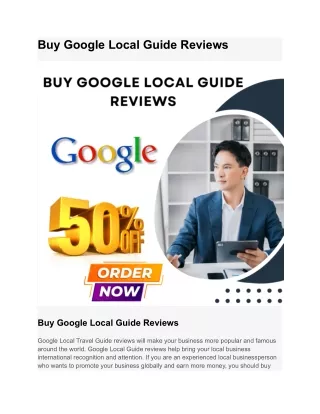 Top 10 Best To Buy Google Local Guide Reviews 2024